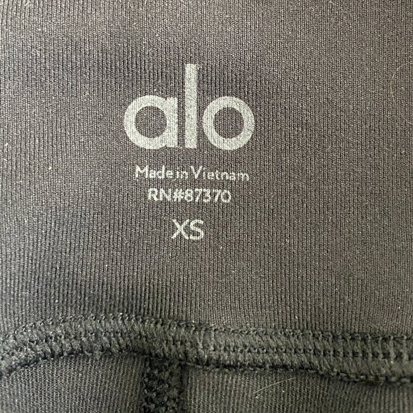 Alo Airbrush High Waist 7/8 Length Black Legging Size XS 🖤 - Picture 8 of 15